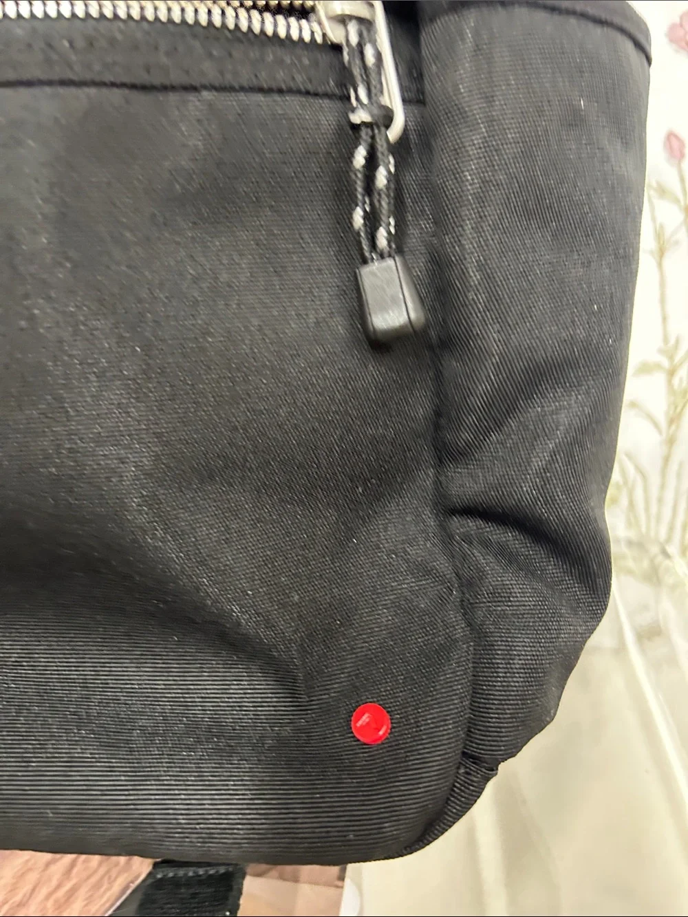 STATE REED Black Backpack with Red Accent
